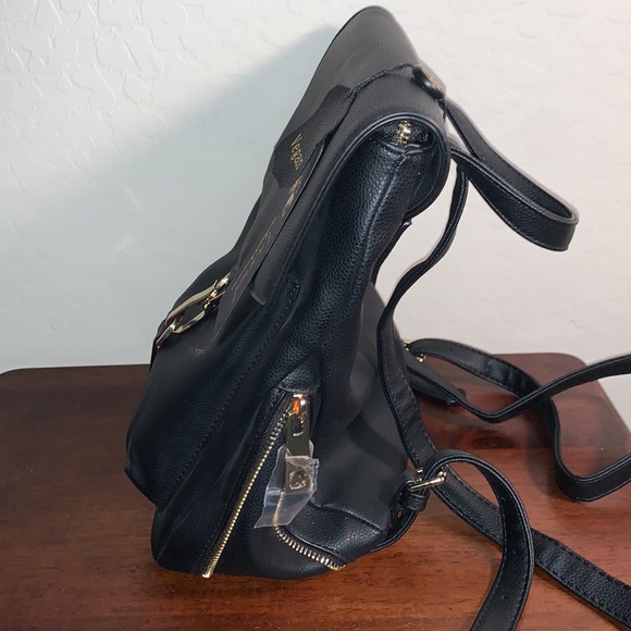 LIONEL PATRICA BRAND NEW WITH TAGS VEGAN LEATHER GORGEOUS BACKPACK - Picture 4 of 6
